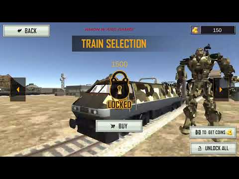 Futuristic Train - Army Robot Transform Shooter Android Gameplay