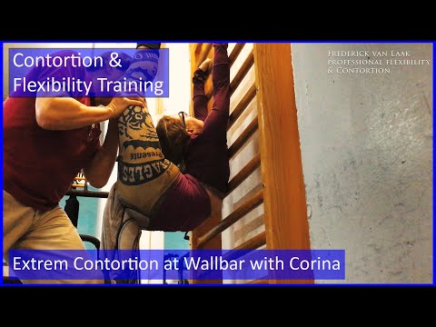 102 Flexyart Contortion Training: Flexi at the Wallbar   - Also for Yoga, Pole, Ballet, Dance People