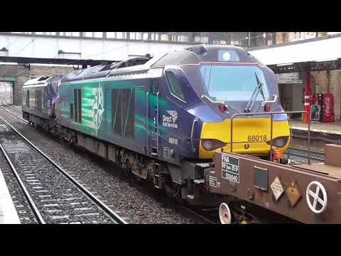 68017/68018 6k73 Sellafield - Crewe flasks, Sat. 17th February 2018