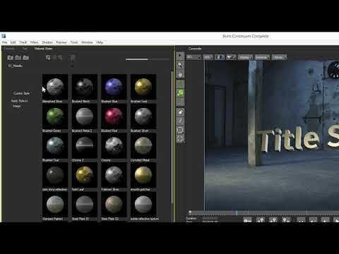 BCC Fundamentals: 018 - Title Studio - Intro to 3D Objects Part 2