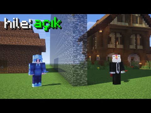 YAPI KAPIŞMASINDA X-RAY İLE TROLLEDİM! - Minecraft