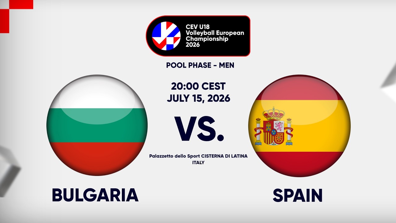 Full Match | Bulgaria vs. Spain | CEV U18 Volleyball European Championship 2026 | Men