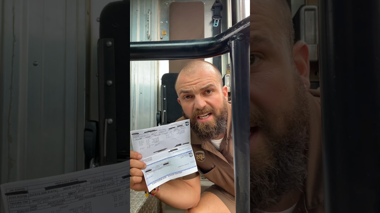 UPS Driver Paystub #upsdriver #ups