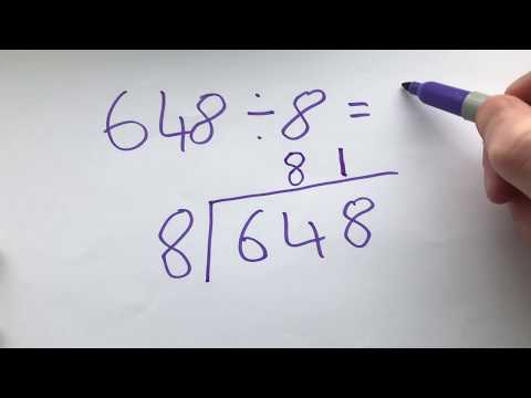 How to divide using short division / the 'Bus Stop' Method