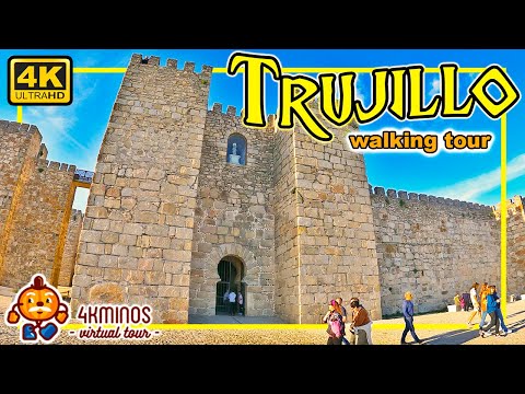 TRUJILLO (Cáceres) - 4K (Ultra HD) Walking Virtual Tour Spain (2022)