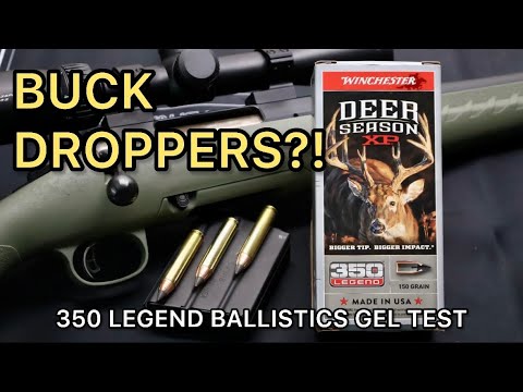 BUCK DROPPERS?! 350 Legend Winchester Deer Season XP 150gr Ammo Test