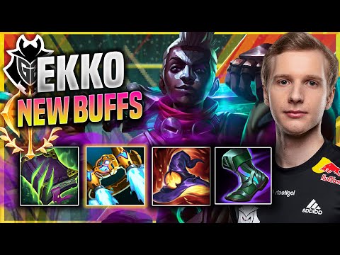 JANKOS TRIES EKKO WITH NEW BUFFS! - G2 Jankos Plays Ekko JUNGLE vs Jarvan IV! | Patch 11.17