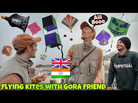 FLYING KITES W/ GORA FRIENDS 🇬🇧 Aiii BOOO | MOST EXPENSIVE KITES