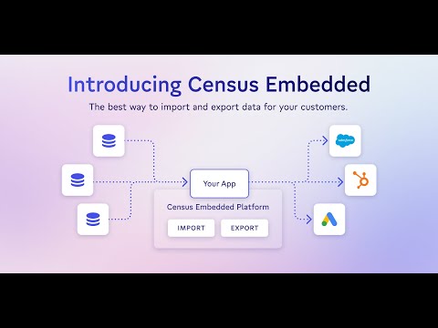 Demo: Census Embedded Reverse ETL