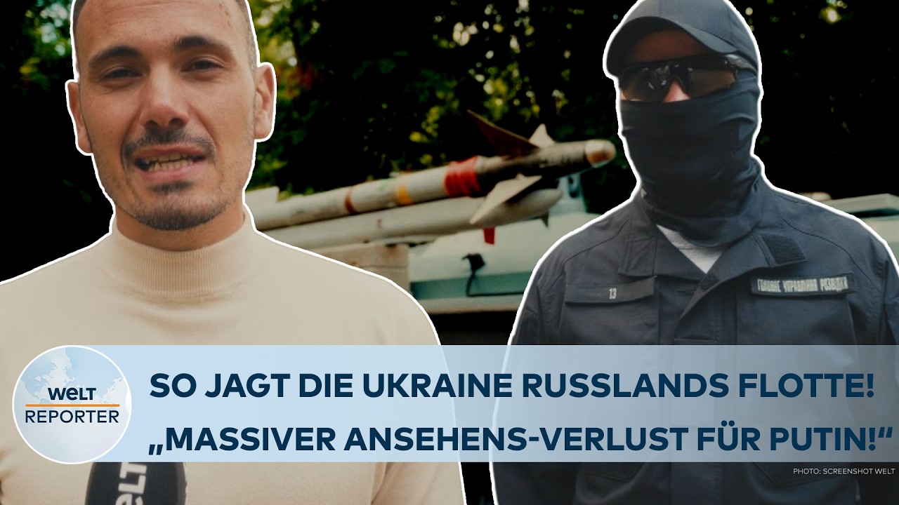 PUTINS KRIEG: So jagt die Ukraine Russlands Flotte! "Massiver Ansehens-Verlust für Putin!"