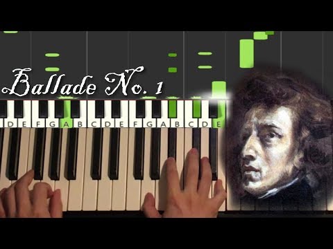 Chopin - Ballade No. 1 in G Minor (Piano Tutorial Lesson)