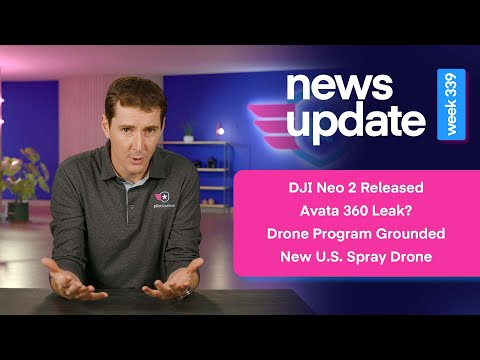 Drone News: Neo 2 Release and Avata 360 Leak, Police Drone Program Grounded, & New U.S. Spray Drone