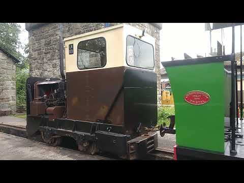 Restored Ruston 48DL LM101 shunting at Dromod 28-7-19 Philip Bedford Video Clip ACHT 001A