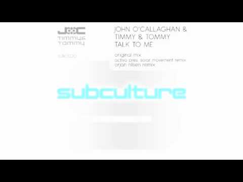 John O'Callaghan, Timmy & Tommy - Talk To Me (Dutchie's Hardwave Rerub)