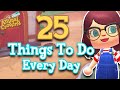25 Things To Do Every Day in Animal Crossing: New Horizons | My Daily Routine