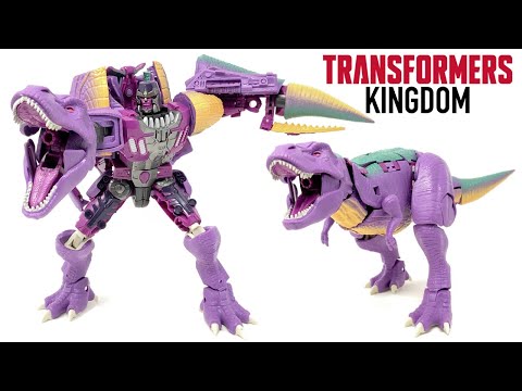 Transformers Kingdom Leader Class T-REX MEGATRON Review