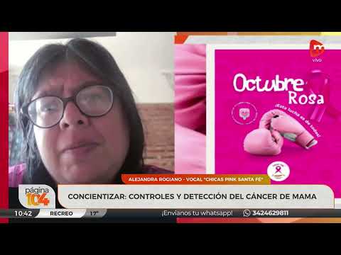 ALEJANDRA ROGIANO CHICAS PINK Santa Fe caminata 17 DE OCTUBRE para CONCIENTIZAR:  CÀNCER DE MAMA