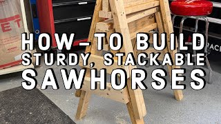 How To Build Sawhorses