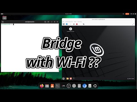 Qemu / KVM - Bridge network with Wi-Fi