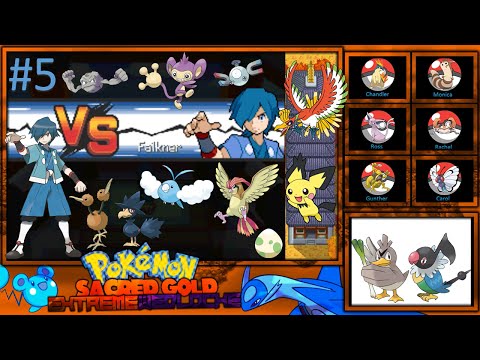 Let's Play Pokemon Sacred Gold Extreme Wedlocke:  Part 5 - Falkner And Birds