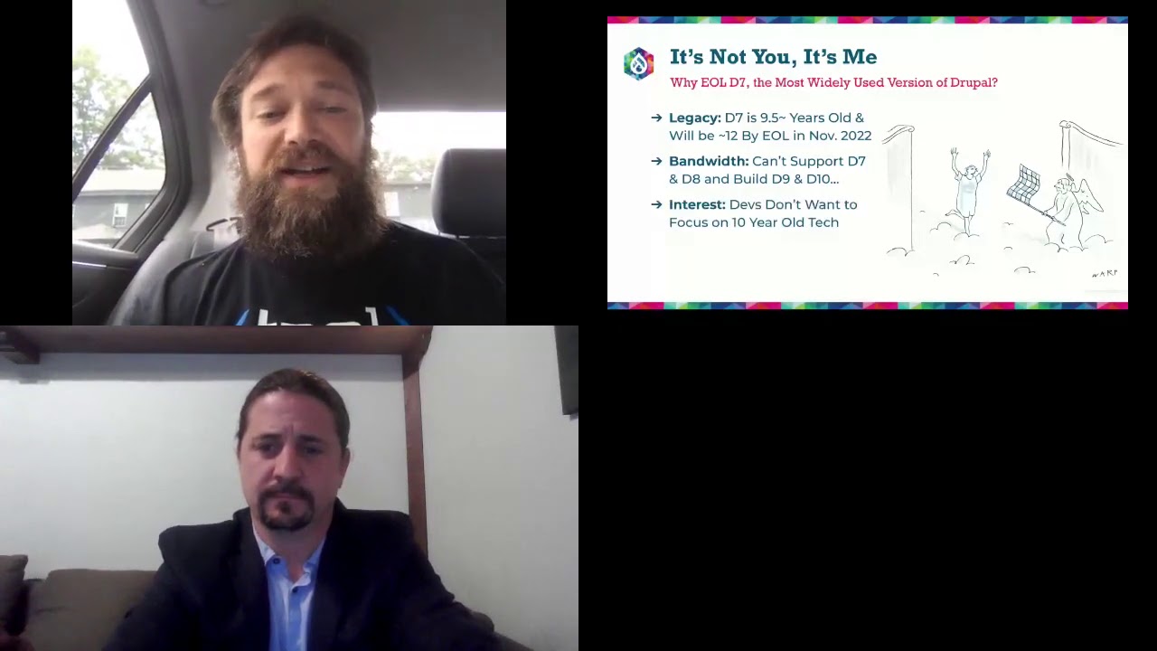 D7 & D8 End of Life—What does it mean, what are my options? / DrupalCon Global 2020