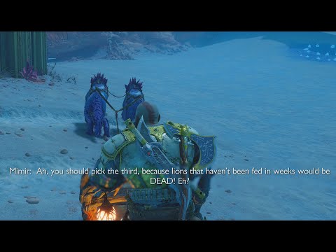 The Only Riddle Kratos Likes From Mimir - God Of War: Ragnarök