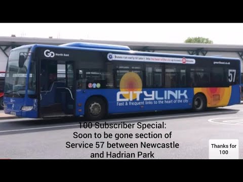 Soon to be gone section: Service 57 - Newcastle - Hadrian Park