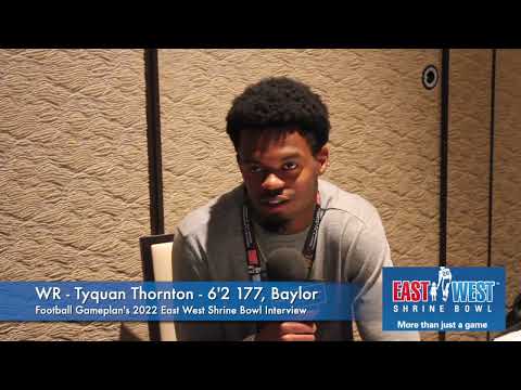 FBGP's 2022 Shrine Bowl Interview: WR Tyquan Thornton, Baylor