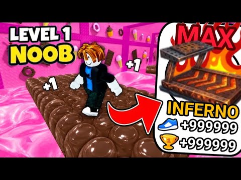 Starting Over as NOOB with OP SECRET in +1 SPEED BUBBLE WRAP ESCAPE ROBLOX