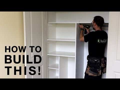 Closet Organizer Build | How to Organize a Small Closet Efficiently with Carpentry Skills