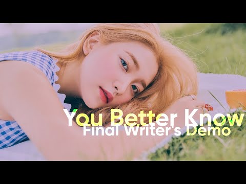 Red Velvet - You Better Know (Final Writer's DEMO) [Demo By: Becky Jerams]