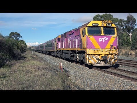 The decline of the last Locomotive hauled commuter passenger trains in Australia - V/Line Passenger