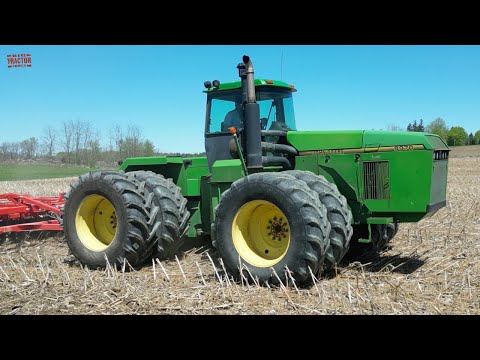 JOHN DEERE 8970 Tractor Working on Spring Tillage