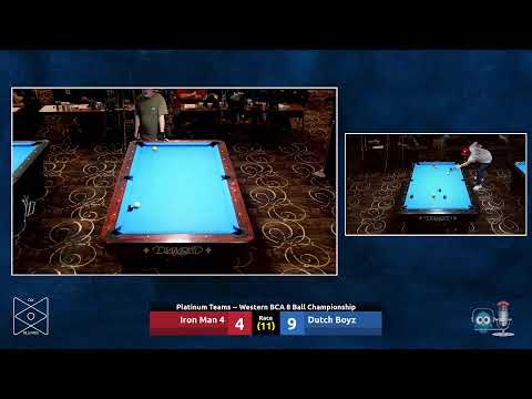 Iron Man 4 vs Dutch Boyz - Platinum Teams - 2023 Western BCA 8 Ball Championship