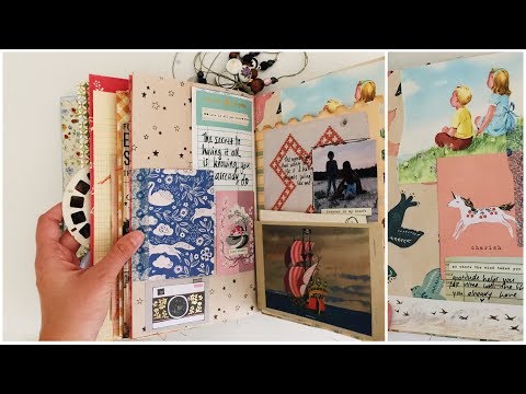 junk journal with me  process video ideas tips
