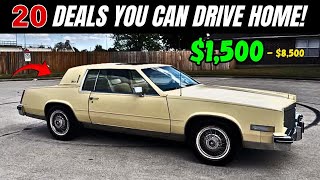 20 Cool Car Finds on Facebook Marketplace! ($1,500–$8,500)