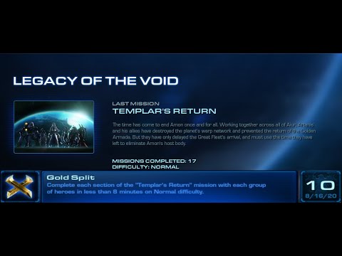 Starcraft 2 LotV "Gold Split" Achievement