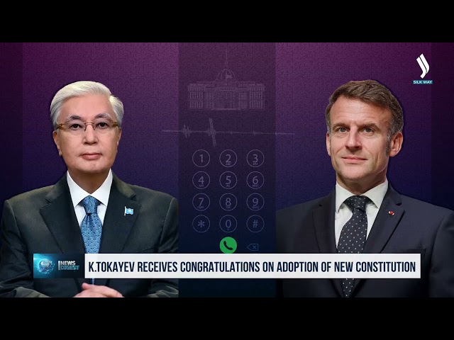 President Tokayev receives congratulations on adoption of new Constitution
