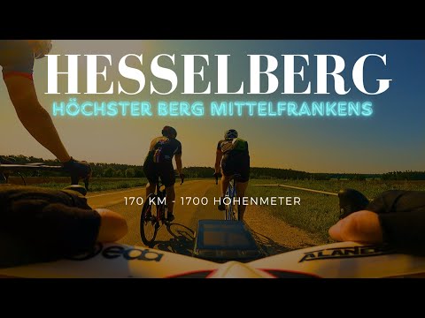 170km Rennradtour - Auf den höchsten Berg Mittelfrankens - Hesselberg 🇩🇪
