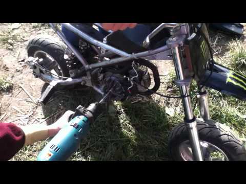 comment demarrer pocket bike