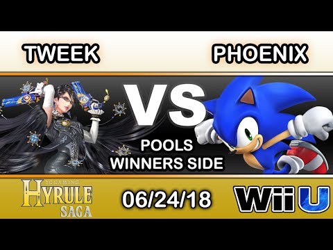 Hyrule Saga - Tweek (Bayonetta) Vs Phoenix (Sonic) Pools - Smash 4