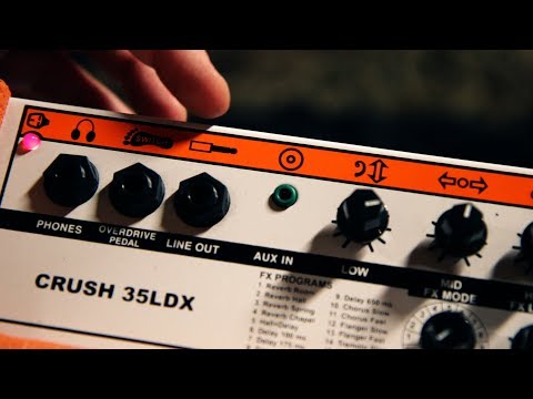 Product Spotlight - Orange Amplifiers Crush PiX Series CR35LDX 35W 1x10 Guitar Combo Amp