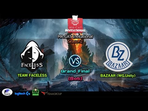 Faceless vs BAZAAR(WG.Unity) - MR.CAT Invitational SS2 Grand Final [Bo5][TH]