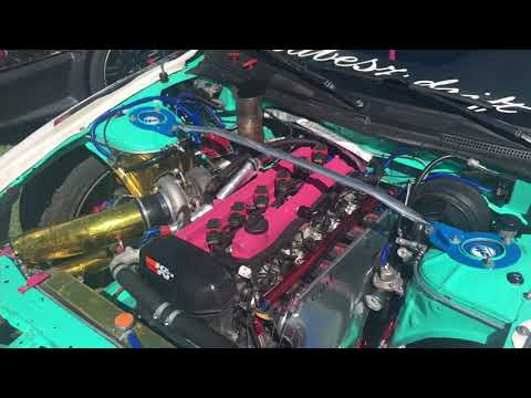 2JZ POWERED NISSAN SILVIA S14 CRAZY DRIFTING | RabócsiRing, Máriapócs |