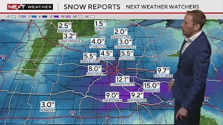 Here's how much snow Minnesota got in the winter storm, and how much more is on the way