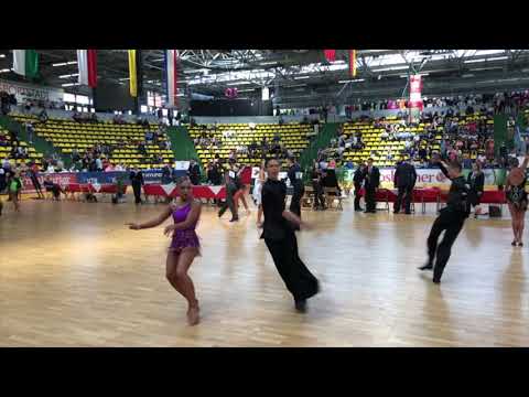 Sergei Varnitcyn - Cassandra Juul Poulsen, DEN | Jive | Hessen Tanzt WDSF Open Youth Latin 2019
