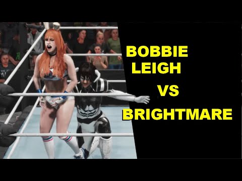 WWE 2K19 Bobbie Leigh vs Brightmare - Mixed Knockout Match