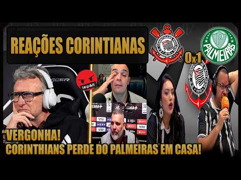 REAÇÕES dos CORINTIANOS - CORINTHIANS 0x1 PALMEIRAS - PAULISTÃO 2026 - VAMOS RIR DO CORINTHIANS!