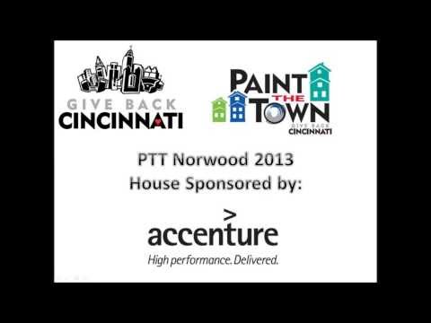 Give Back Cincinnati - Paint the Town 2013 - Norwood: Accenture House
