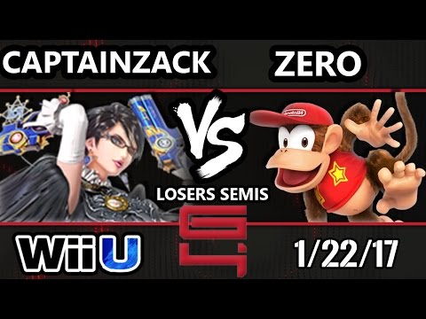 Genesis 4 Smash 4 - DMG | CaptainZack (Bayonetta) Vs. TSM ZeRo (Diddy) SSB4 Losers Semis